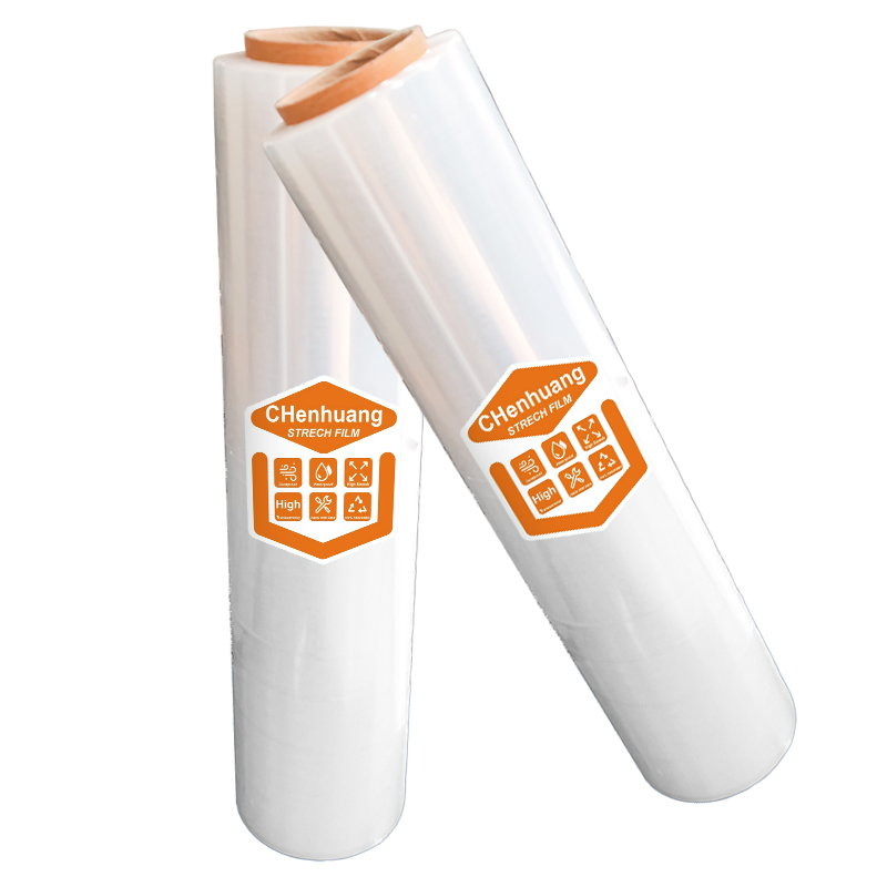 Single pack 80 Gauge stretch film stretch plastic packaging film elastic transparent adsorption durable paste packaging mobile packaging