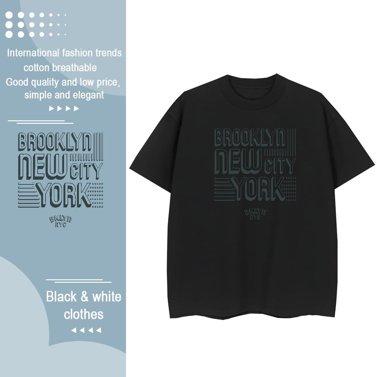 Wholesale Couples T Shirts 100% Cotton 230g letter Street Womens T Shirts Comfortable Custom Print Oversized Wear