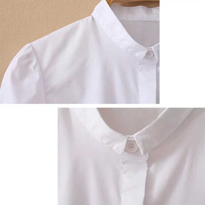 Women's Jumpsuits Rompers Elegant womens long sleeved white shirt womens office work shirt fashionable jumpsuit Korean design jumpsuit autumn 202