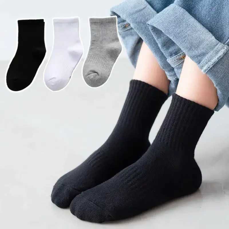 20 Pieces=10 Pairs Children Socks Spring Autumn Cotton High Quality Girls Boys Socks 1-9 Year Kids Socks CL240824