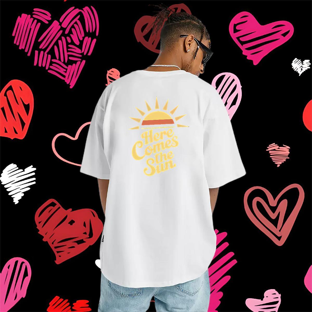 TOP Quality T Shirts Men 230g Pure Cotton letter High Street Hip Hop DIY Crew Neck Breathable Tshirt for Man Woman Factory Direct Wear
