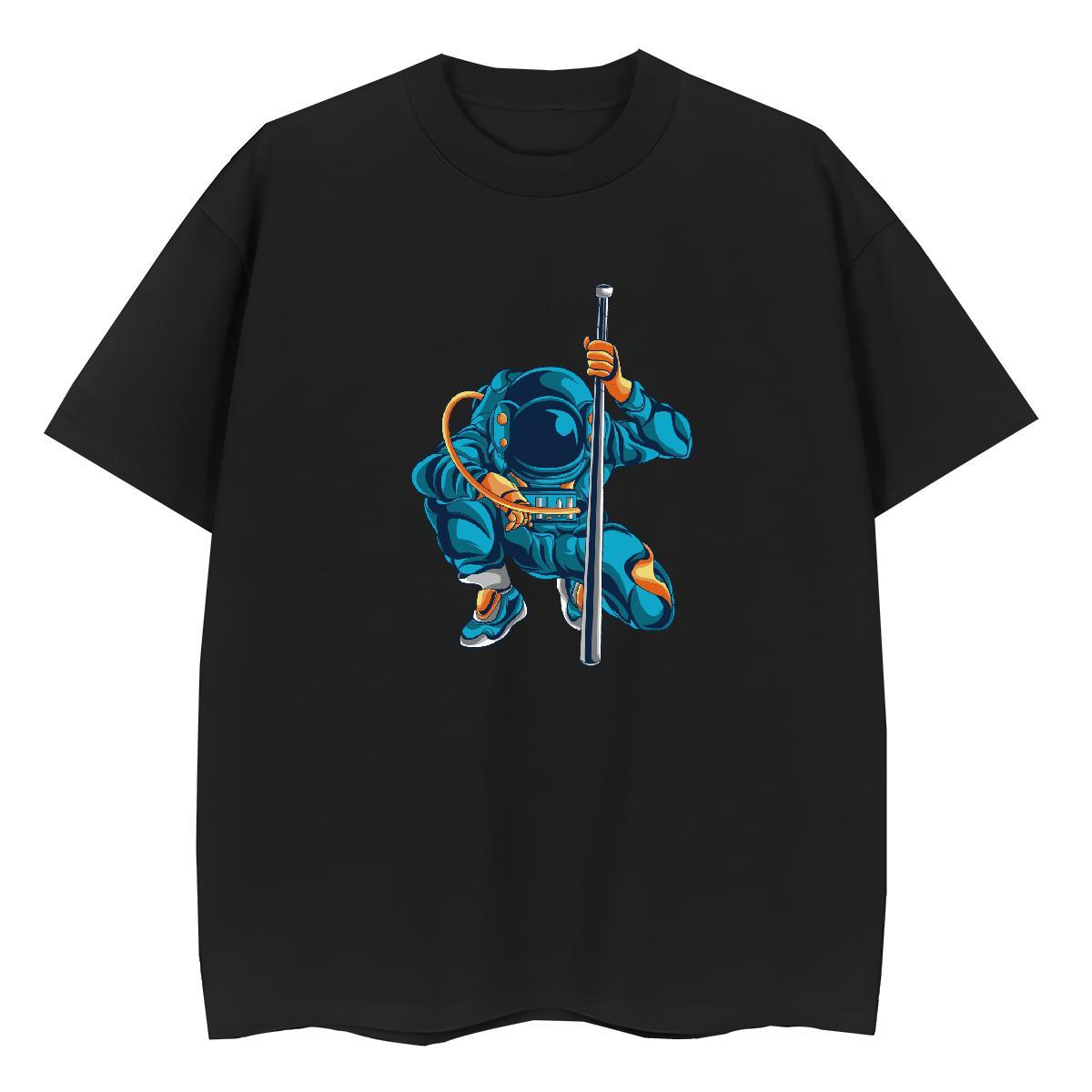 Designer Womens Tshirts 100% Cotton 230g universe Sport T shirt Breathable Short Sleeve Custom Print Oversized Tees