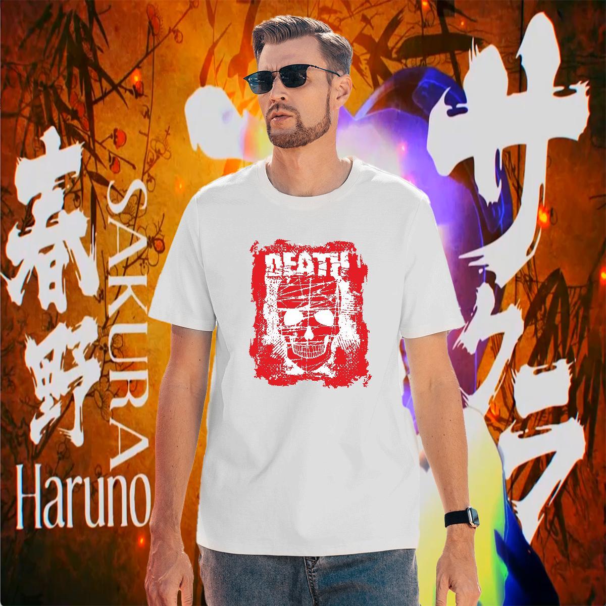 Unisex T-Shirts 230g Cotton skull Sports Casual Custom Big Size Round Neck Short Sleeve Men Tshirts New Arrival Clothes