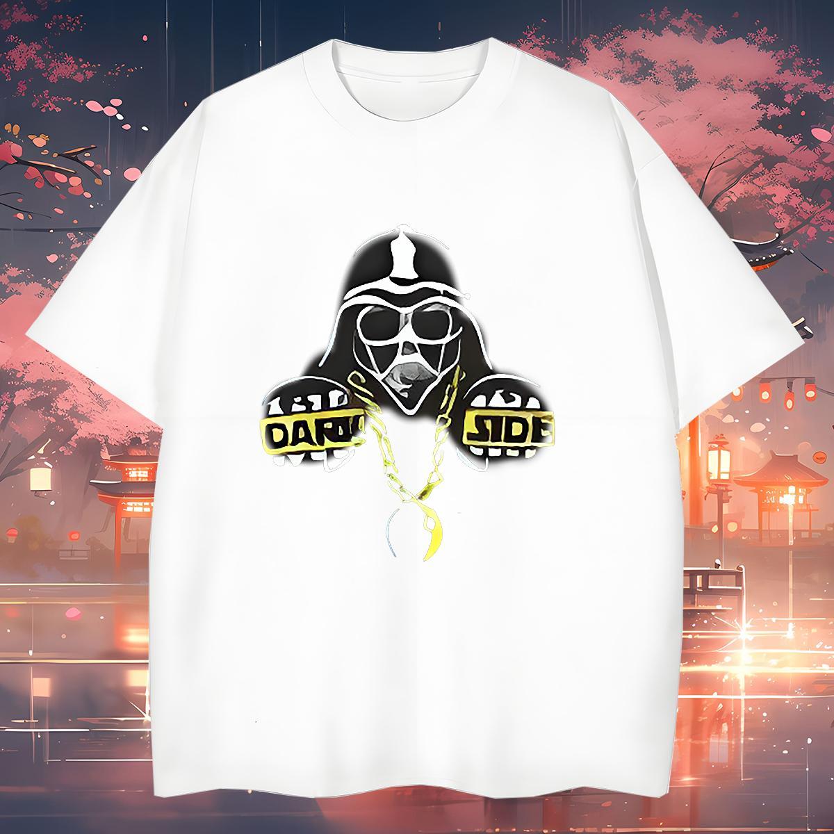 TOP Quality T-Shirts 230g Cotton skull Street wear Hip Hop Anime Print Breathable Crew Neck Tshirts Fashion Design Tops Tees