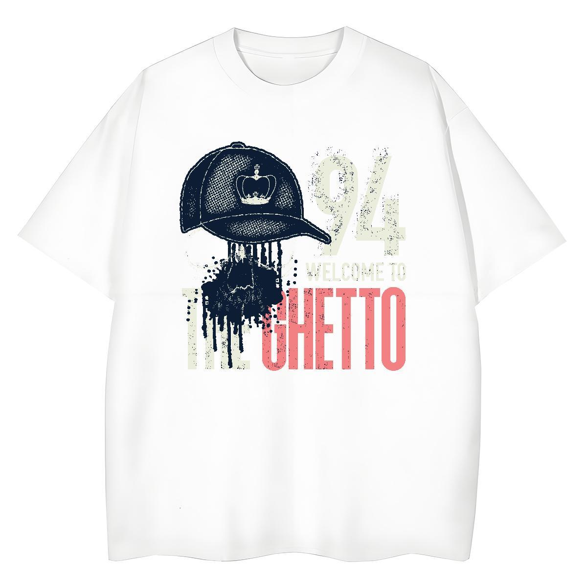 Comfortable Couples T Shirts 100% Cotton 230g letter Hip Hop Street Woman T Shirts Breathable Soft Skull Tee Shirt
