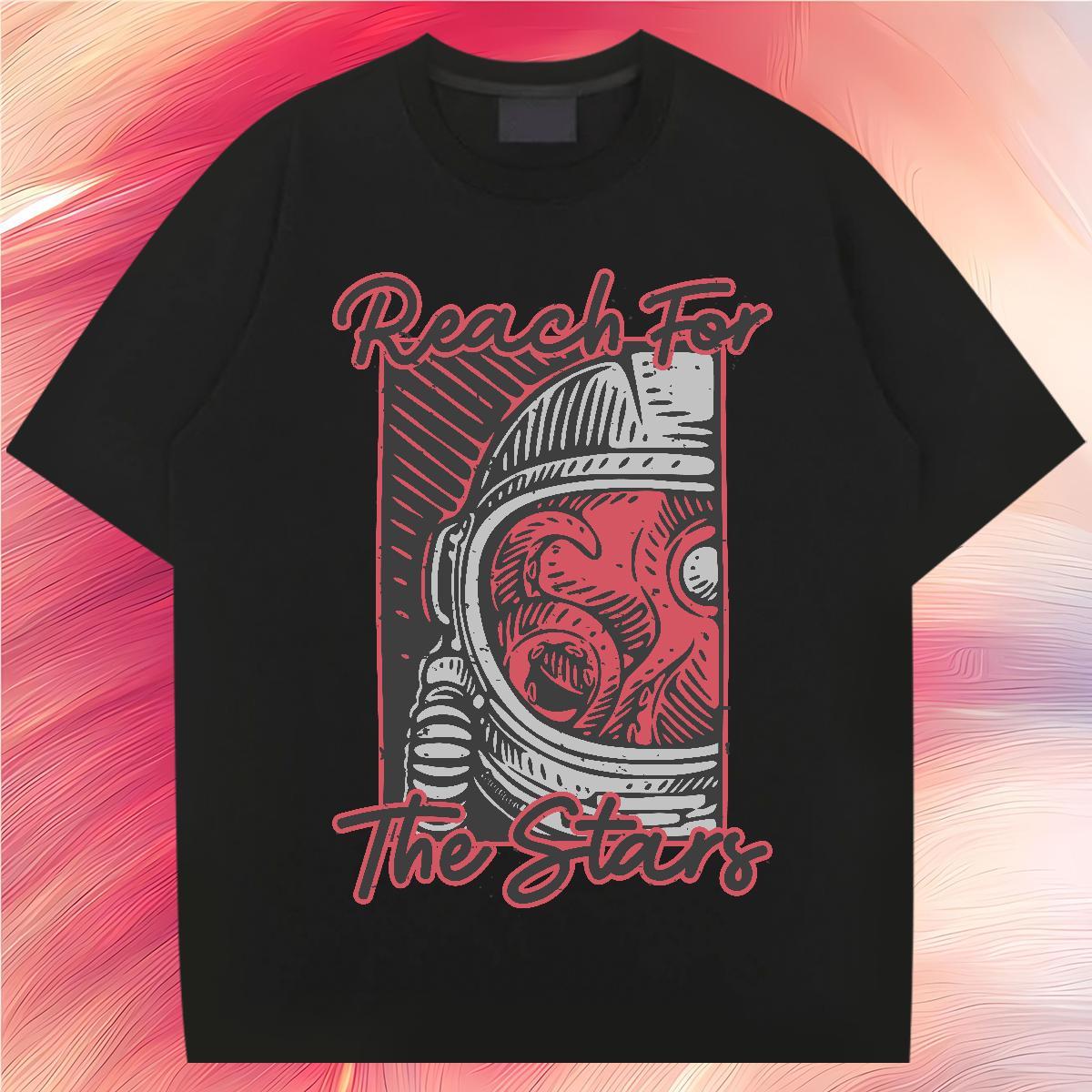 Unisex T-Shirts for Men 230g Pure Cotton ET Casual Beach DIY Anime O Neck Short Sleeves Mens Tshirts Designer Fashion Tees Shirts