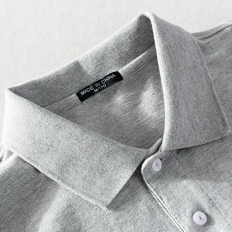 High quality 100% cotton national flag embroidered shirt casual polo mens long sleeved arrivals top Tshirt 240823