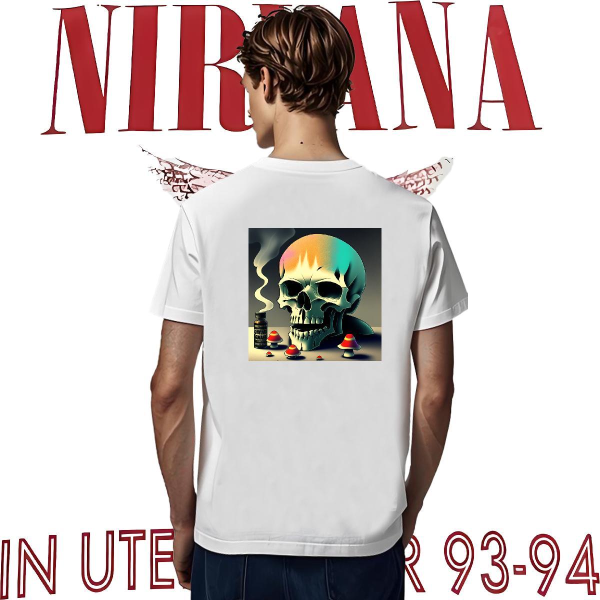 Loose Fit T Shirts Men 230g Pure Cotton skull Street wear Hip Hop Custom Big Size O Neck Short Sleeves Tshirt for Man Woman Wholesale Clothings