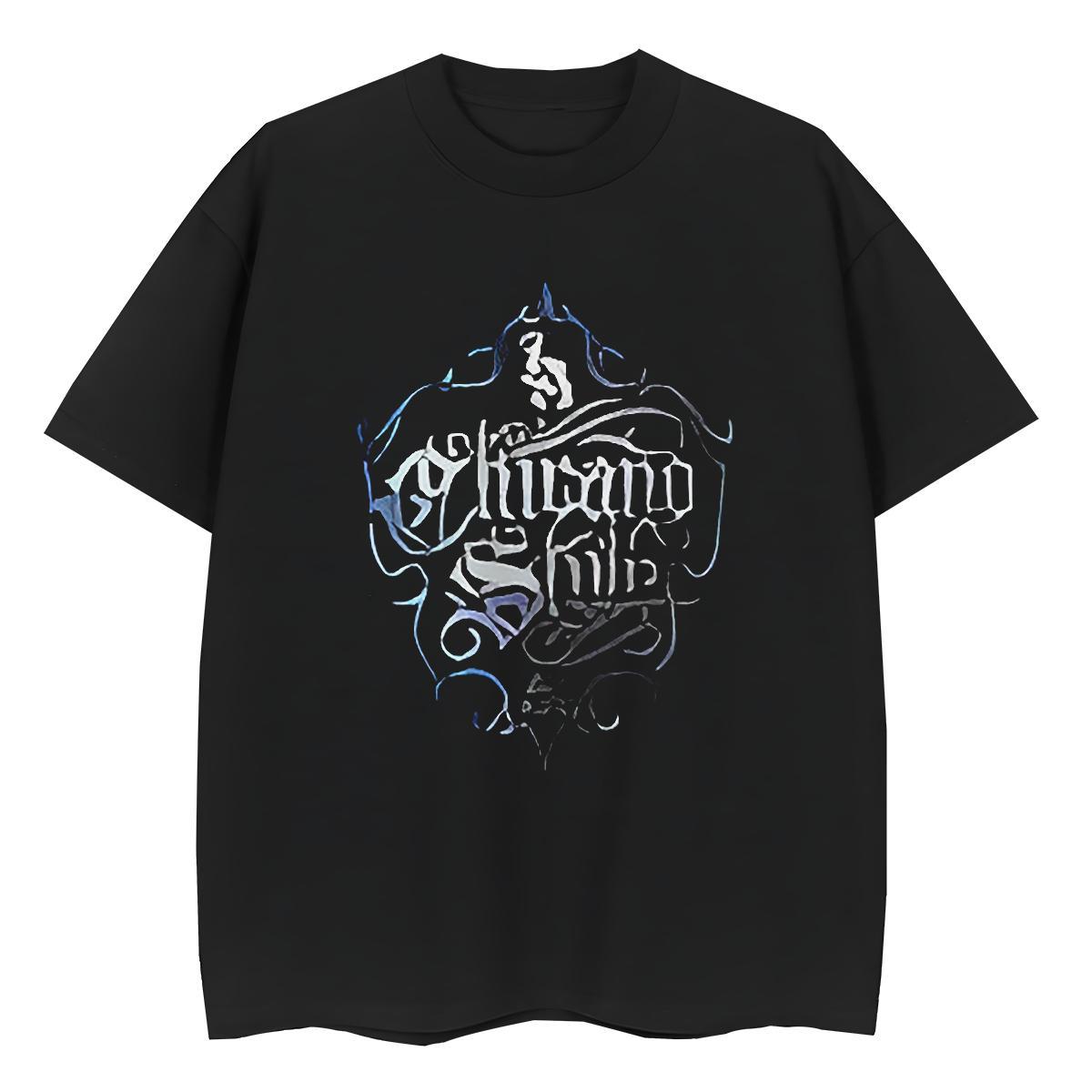 5A Lady T shirt 230g Pure Cotton letter Daily Outfit Womens T Shirts Breathable Crew Neck Skull Tops