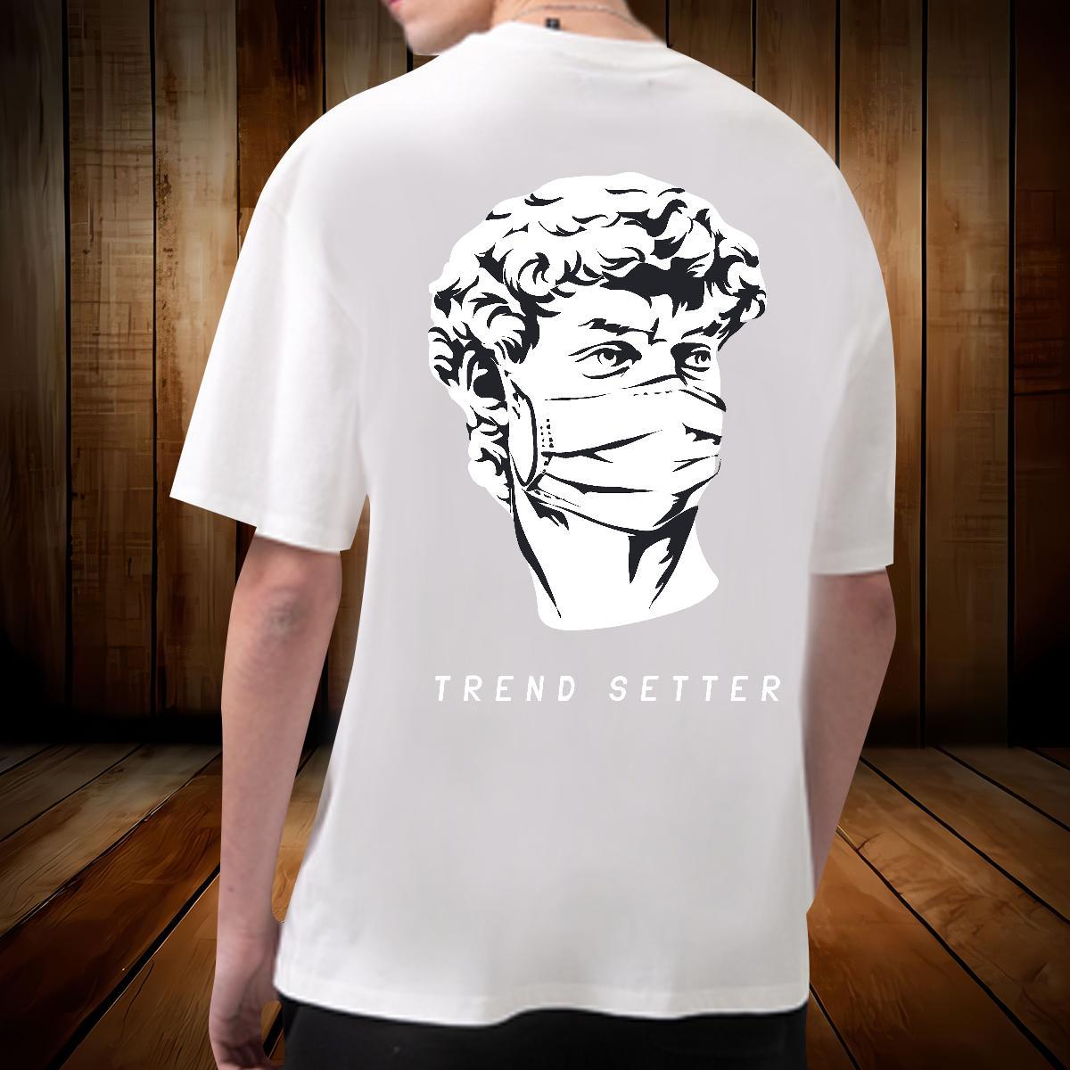 Cool T-Shirts 100% Cotton 230g portrait Sport Custom Print Oversized Round Neck Short Sleeve Tshirt for Man Woman Customized Tees Shirts