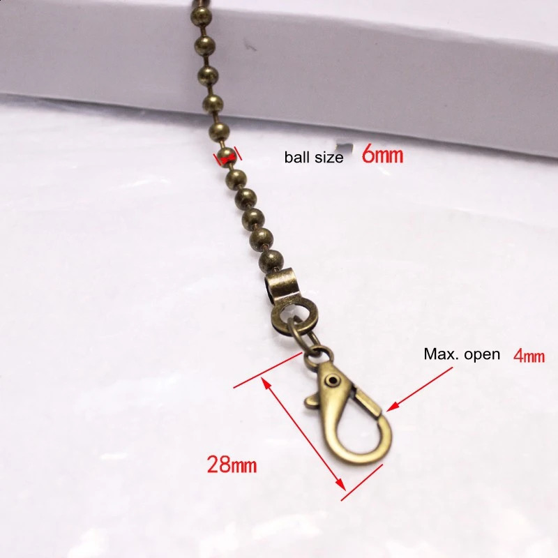 60120cm Ball Handbag Metal Chains Shoulder Bag Strap DIY Purse Chain Gold Silver Bronze Black Handles Bag Accessories Chain 240824