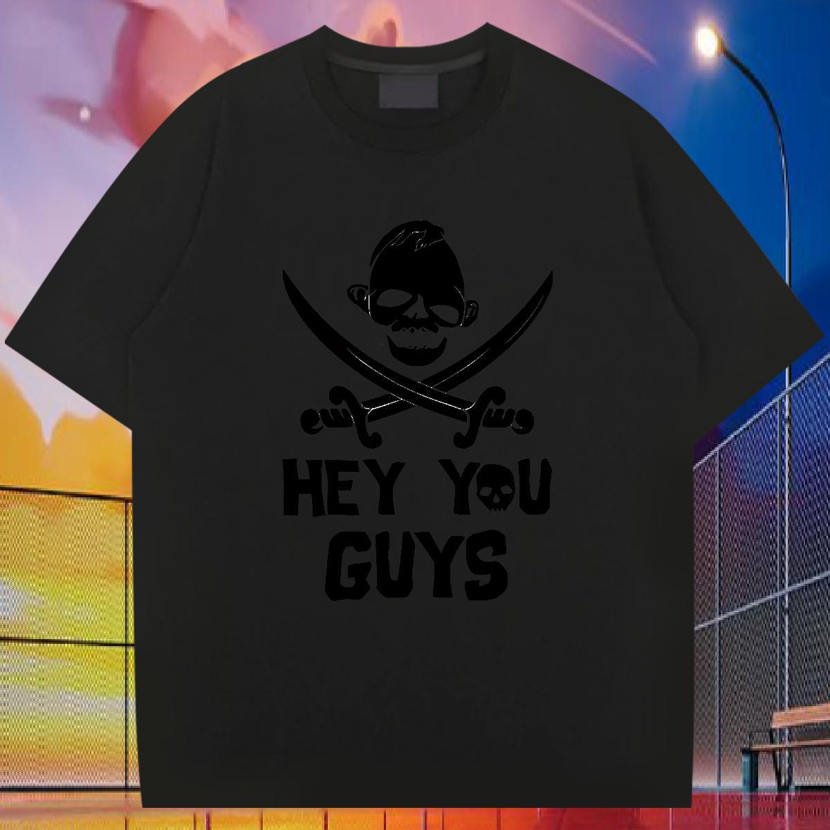 Classic T-Shirts for Men 230g Cotton skull Daily Wear DIY Printed Breathable Men Tees DIY Customized Tops Shirt