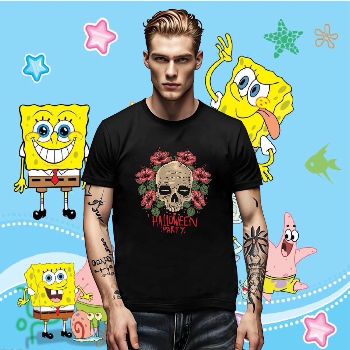 DIY Customized Men Tshirts flower Daily Outfit 230g Cotton Top Tees Breathable Short Sleeve Wholesale Men T Shirts Plus Size Custom