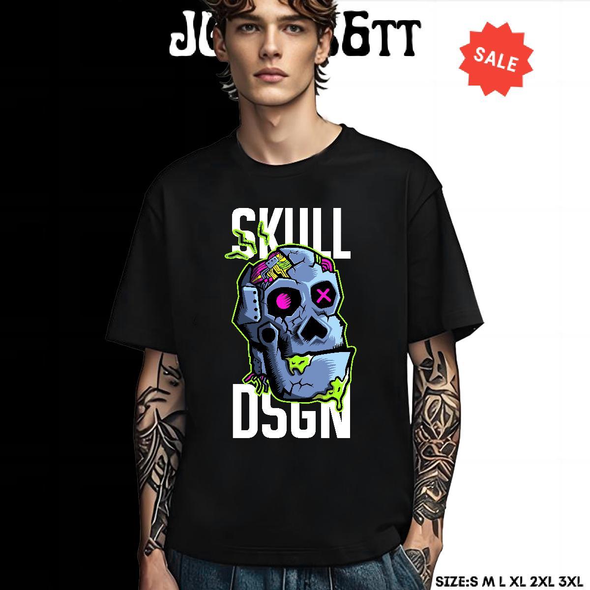 Brand T-Shirts 100% Cotton 230g ET Sports Casual Cartoon Print Crew Neck Breathable Mens Tshirts Wholesale Clothes