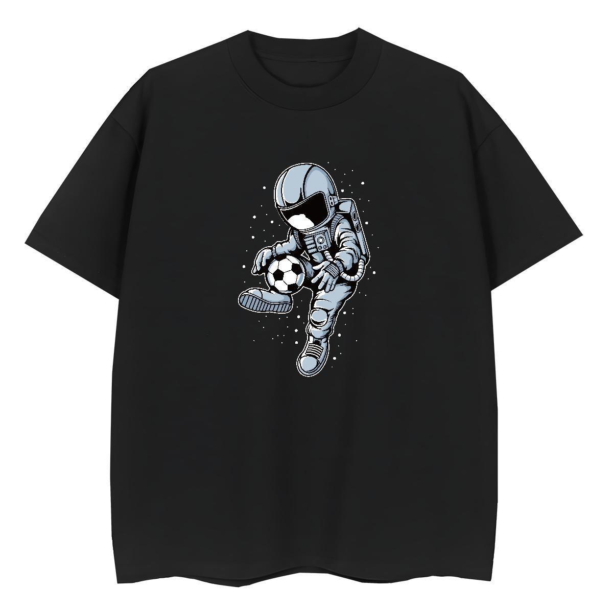 5A Women Tees 230g Cotton universe Daily Wear T Shirts Women Crew Neck Oversized L-4XL Tops Shirt