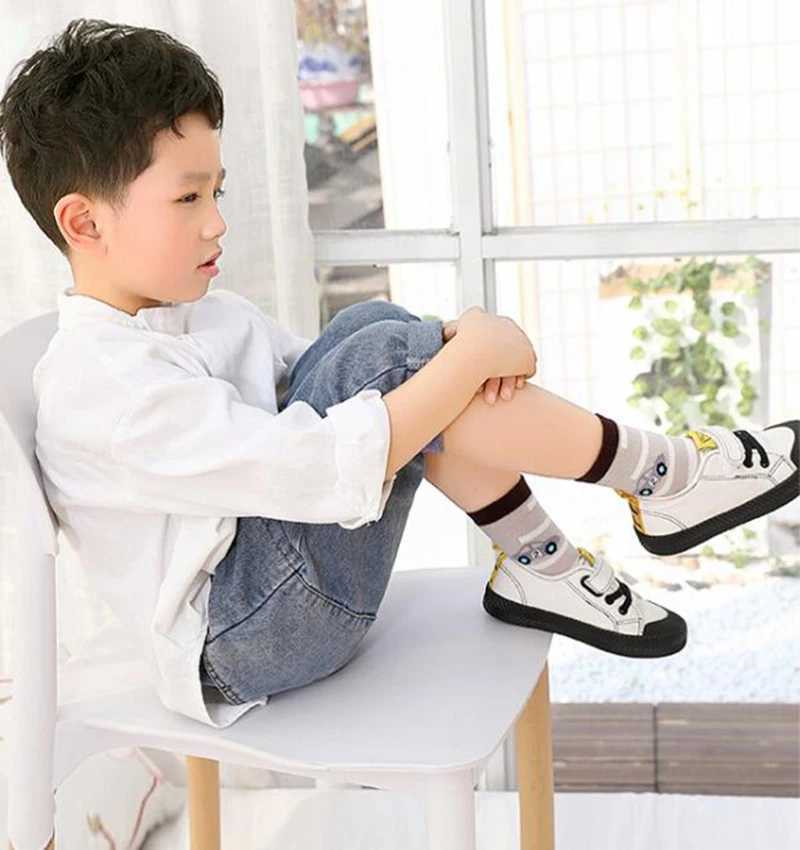 2024 New Spring Summer Children Socks Mesh breathable Car Style Cotton Boys Socks 3 -15 Year Kids Socks 5 Pairs/Lot CL240824