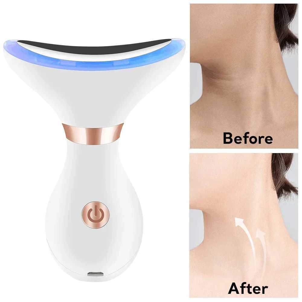 Facial Massager New Hot Cold Hammer Skin Tightening LED Face Lifting Beauty Instrument Vibration Massage Facial Skin Care Tool CL240824