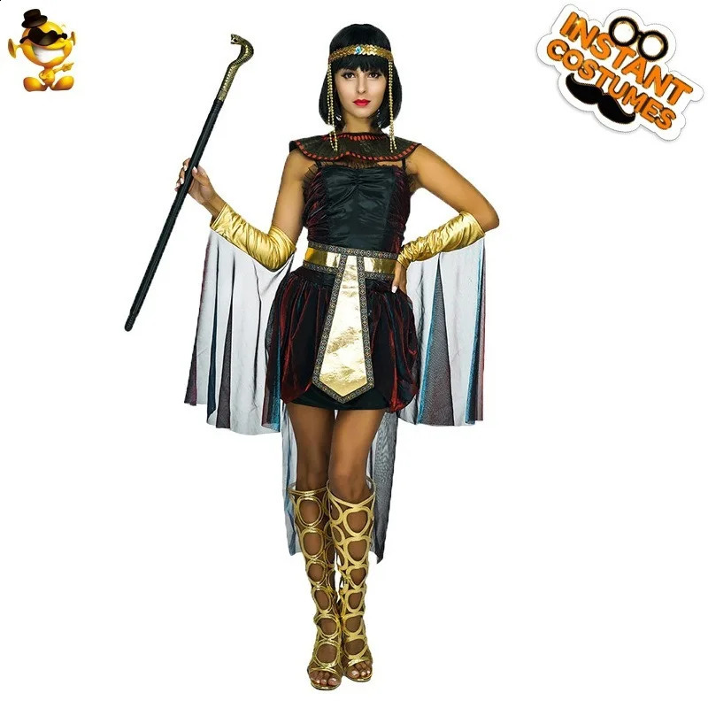 Egyptian Queen Role Playing Stage Performance Costumes Party 240823