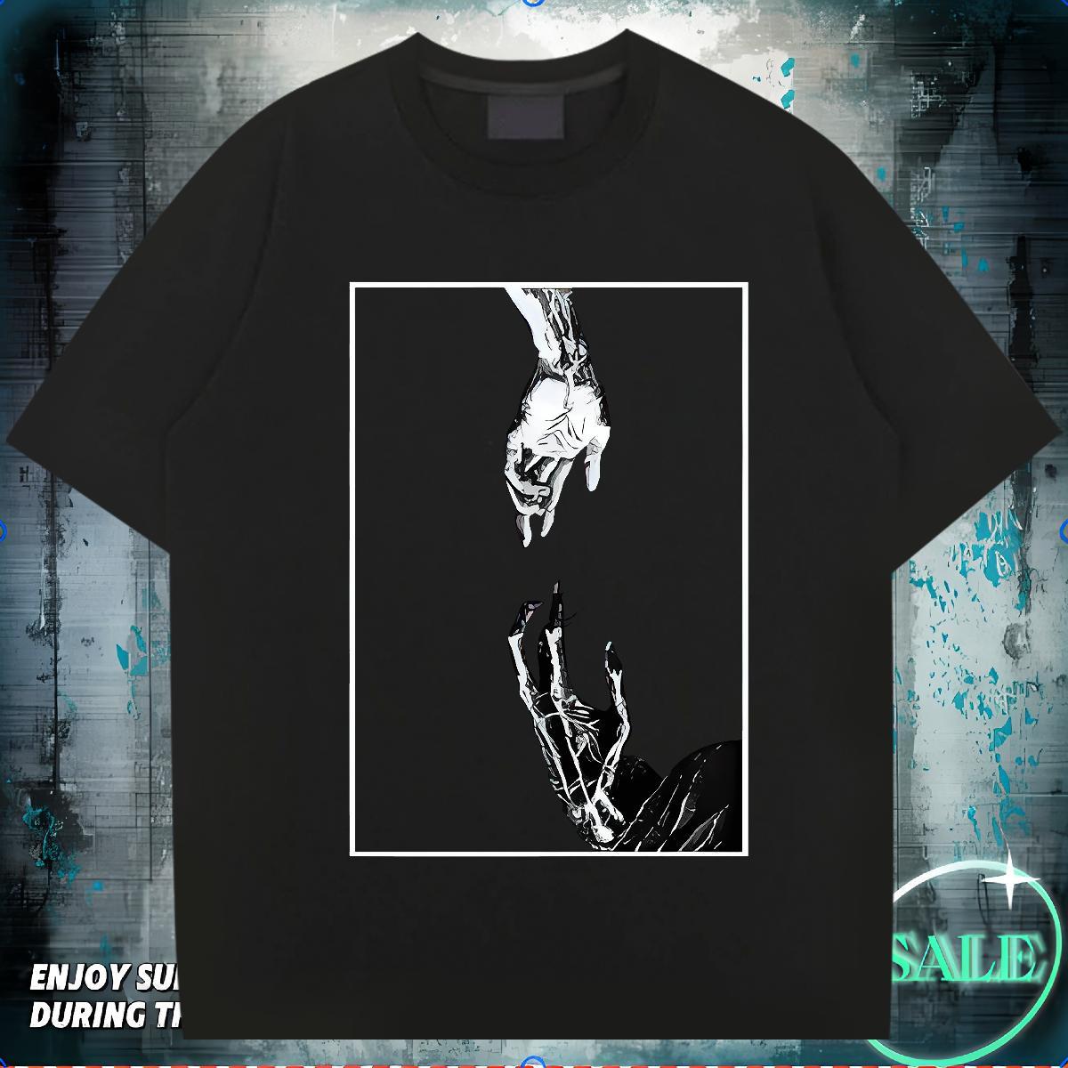 Comfortable Mens T Shirts 100% Cotton 230g skull Spring Summer Oversized 4XL Round Neck Short Sleeve Mens Tshirts Custom Clothes
