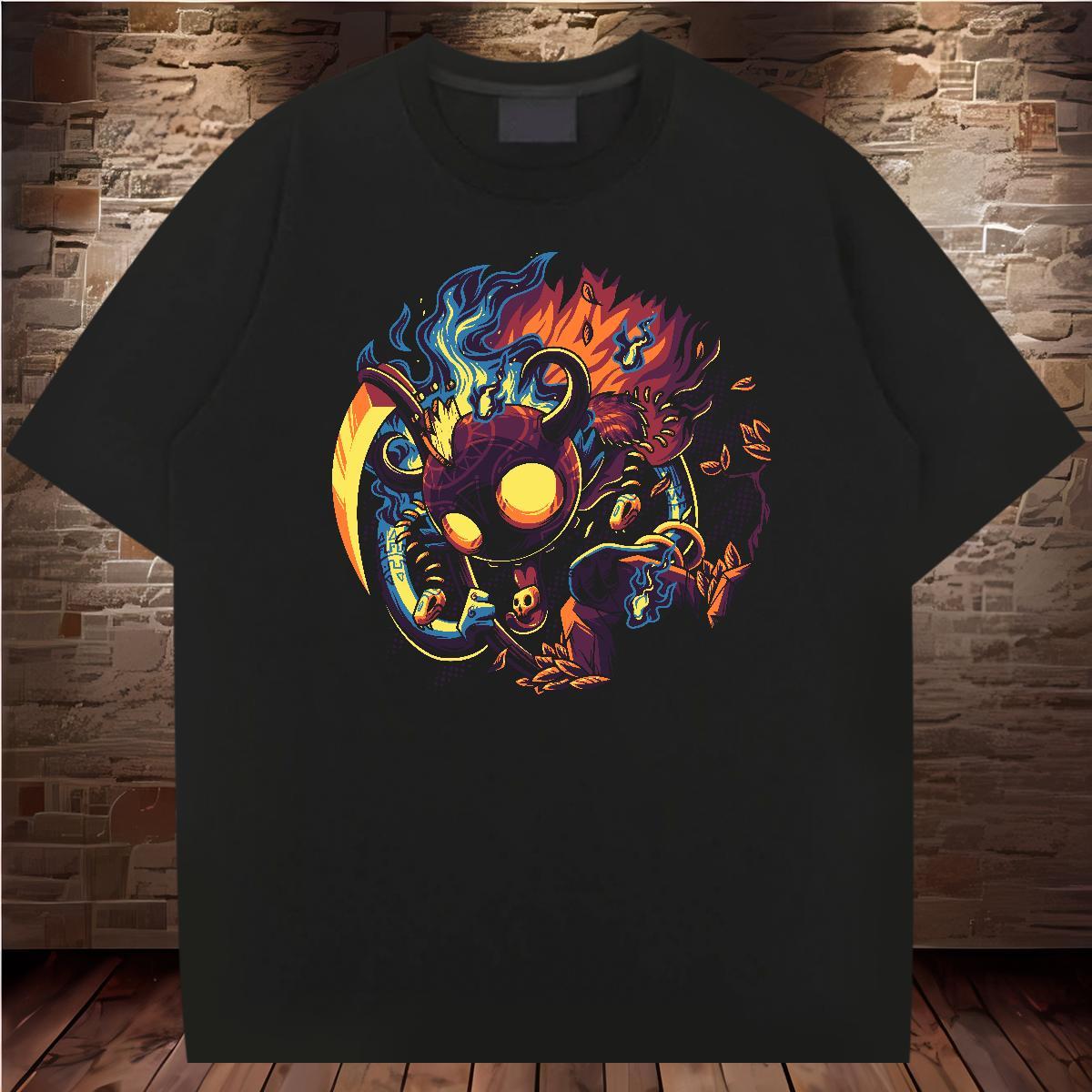 Designer T-Shirts 100% Cotton 230g skull Street Casual Oversized 4XL O-Neck Short Sleeve Couples T Shirts Fashion Design Tops