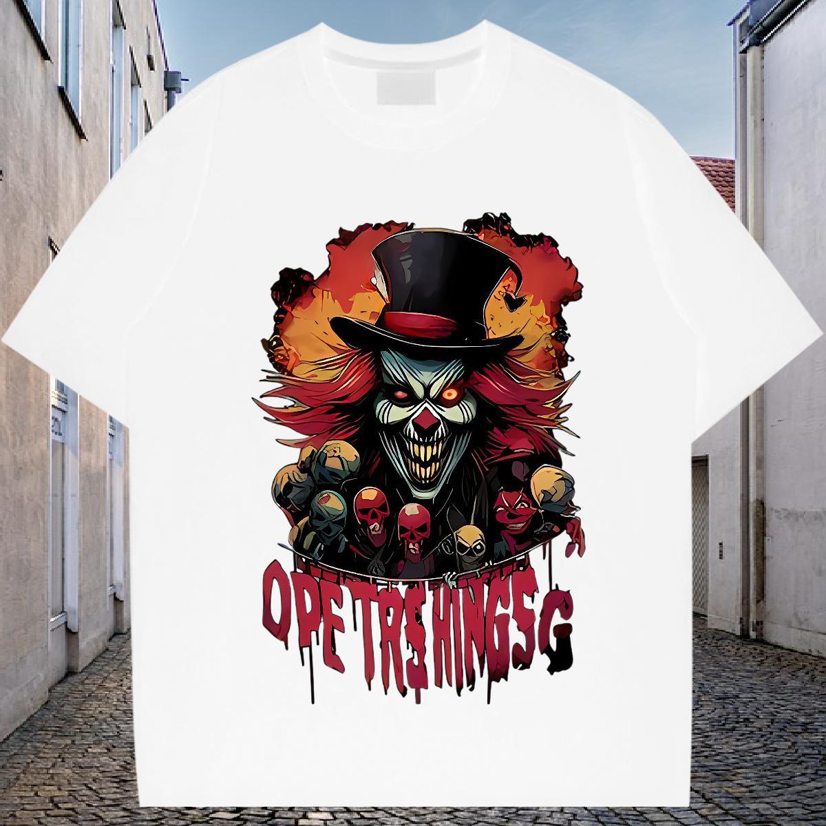 Designer Mens T Shirts 100% Cotton 230g skull Summer Casual Custom Big Size Crew Neck Breathable Couples T Shirts Free Shipping Clothes