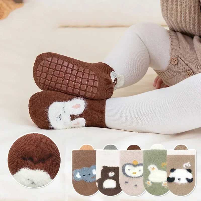 Thicken Baby Kids Thermal Socks Autumn Winter Trampoline Socks Warm Toddler Boy Girls Floor Socks Children Clothing Accessories CL24825