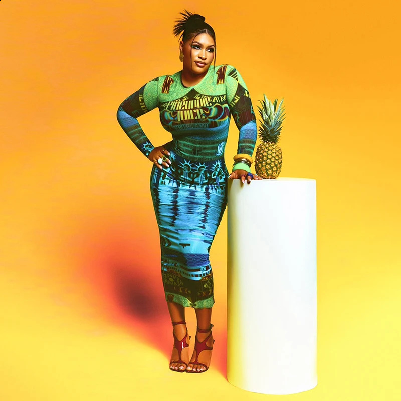 Women long dress Bodycon clothes Long Sleeves slim sexy Vestidos casual outfit 240823
