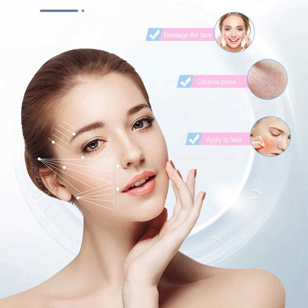 Face Massager Facial Ice Cube Mold Silicone Freezing Beauty Swelling Moisturizing Washable Oven Icing Mould Pink CL240824