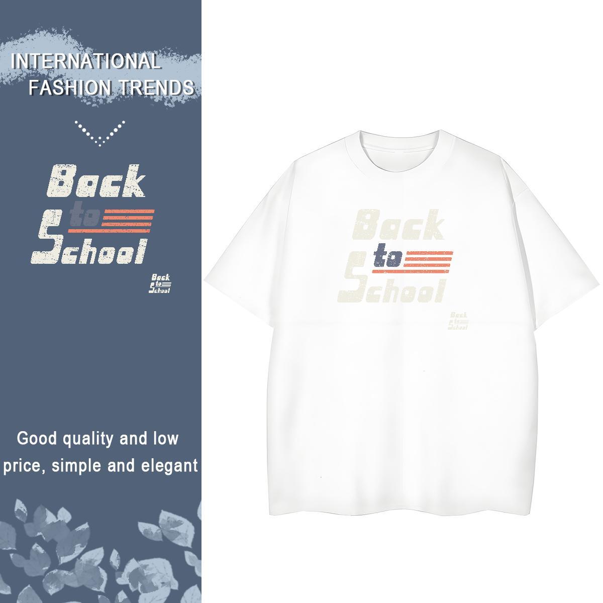 Brand T Shirt For Man 100% Cotton 230g letter Street wear Hip Hop Customized Pure Cotton Men Tshirts Fashion Tee Shirt
