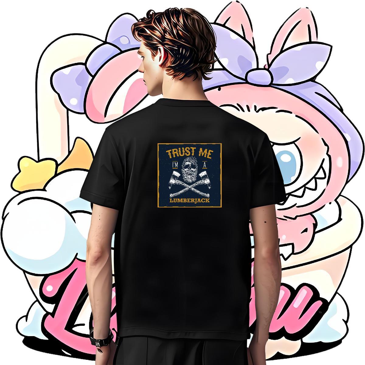Loose Fit Mens T Shirts 230g Cotton monster Hip Hop Street Custom Print Plus Size O Neck Short Sleeves Men Tees Customized Clothes