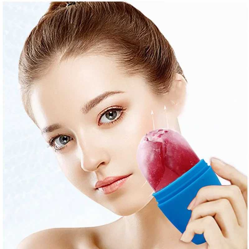 Reusable Ice Ball Massage Roller Physical Cooling Eliminate Swelling Contouring Sunburn Repair Ice Globe Face Lifting Massager CL240824