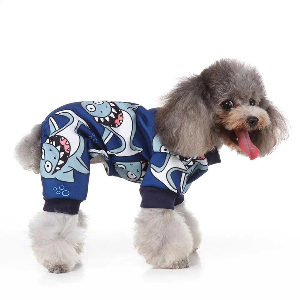Christmas Pet Clothes For Dog Jumpsuit Thicken Warm Dog Pajamas Clothing Halloween Cat Costume Dogs Clothes Winter Cat Sleepwear 240824