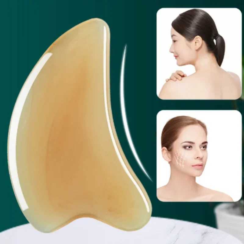 Facial Massager Face Scraping Gua Sha Board Resin Face Massage Roller for Neck Eye Promote Blood Circulation Skin Care Tools CL240824