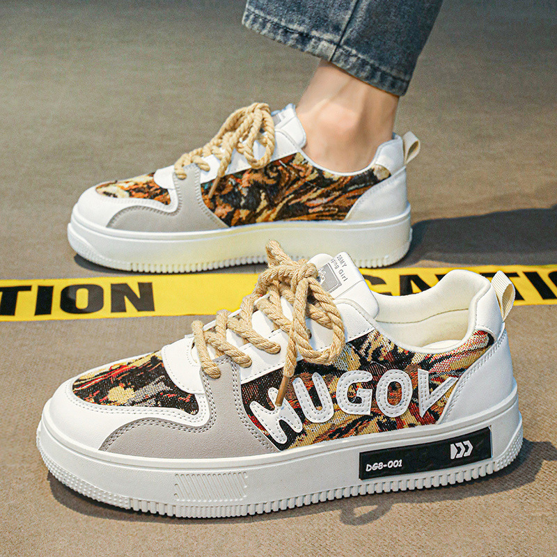 Men's shoes, casual board men, Korean version of the trend sports small white senior sense boys all match men