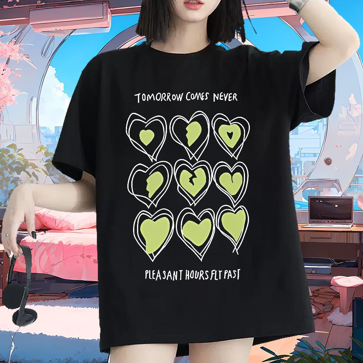 High quality Unisex Tshirts 230g 100% Cotton painting Casual T Shirt For Woman Comfortable DIY Logo Tee Shirt