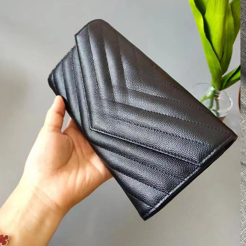 10A quality cowhide clutch bag imported from Italy, retro zipper style, buckle model, ladies gold buckle, silver buckle, long wallet, envelope bag