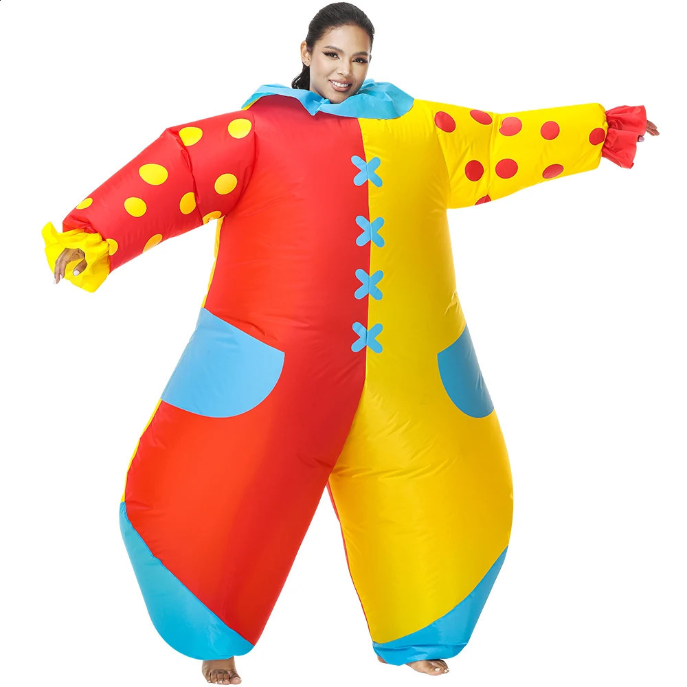 Adult Sumo Ballet Performer Clown Inflatable Costume Purim Halloween Christmas Anime Cosplay Horror Mascot Party Fun Set w240824