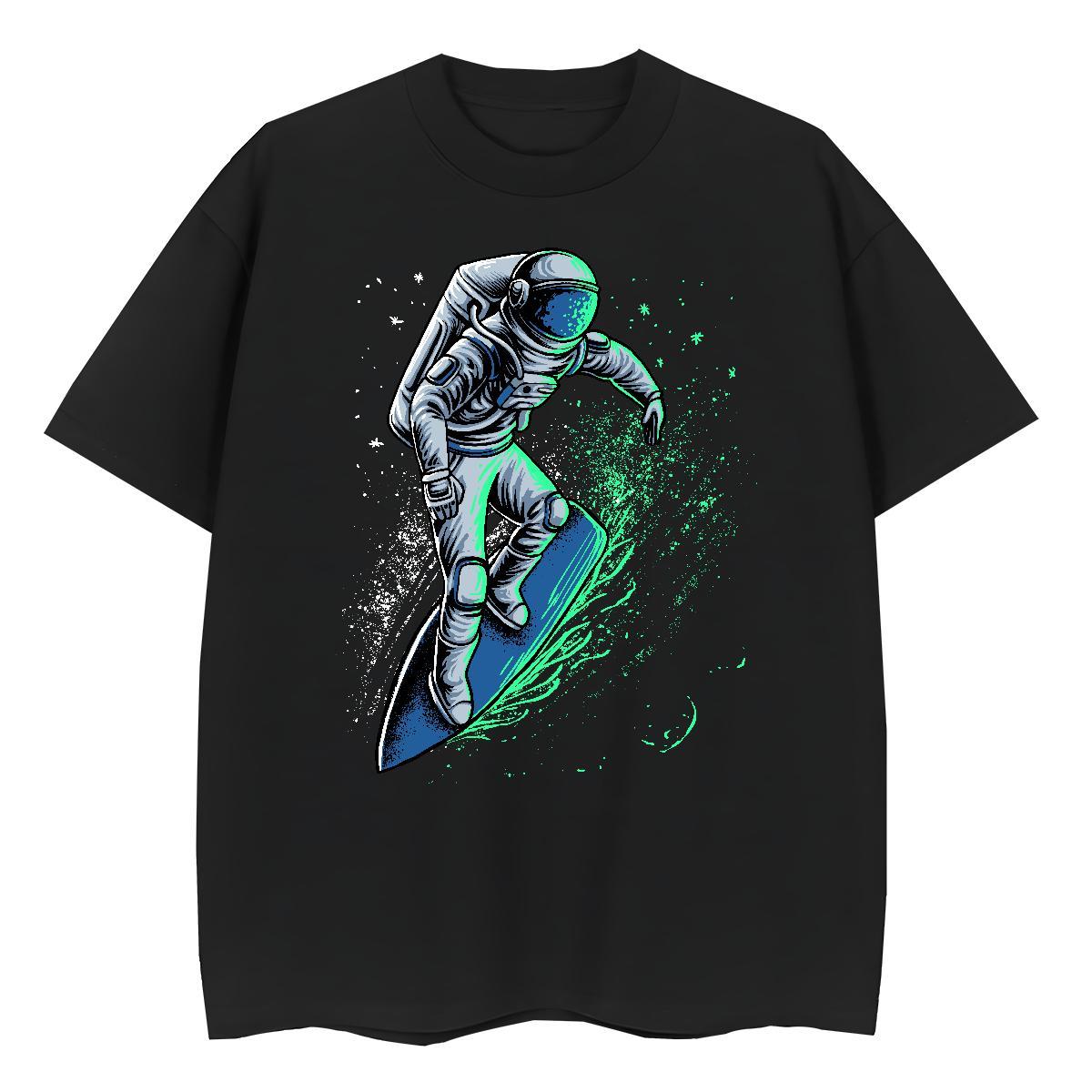 5A Woman Tshirt 230g Cotton universe Sport T Shirt For Woman Breathable Skull Clothings