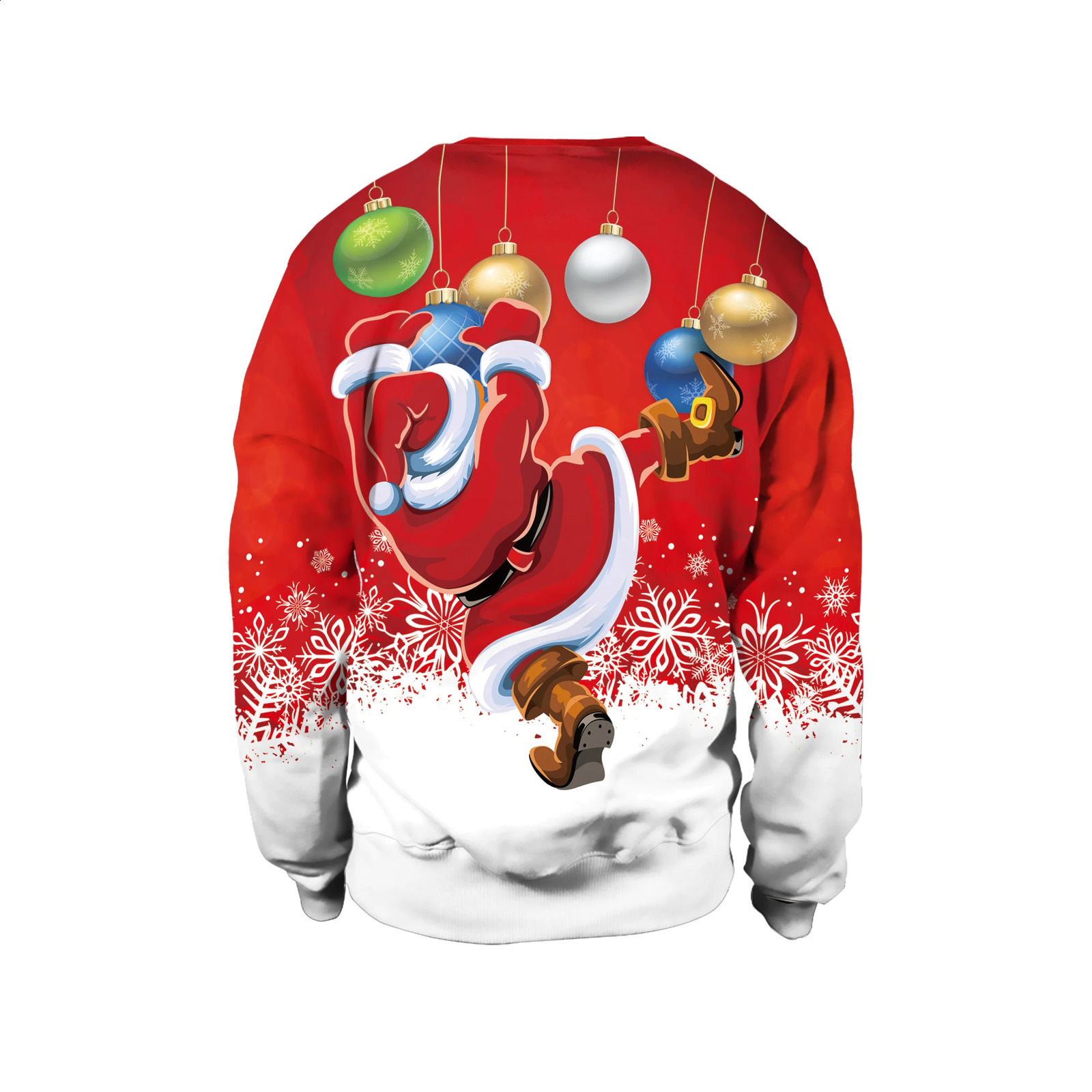 Autumn Sweatshirts Christmas Tracksuit Santa Claus Pullovers Couple Funny Mens Winter Hoodie O Neck 3D Printing Male Clothing 240823