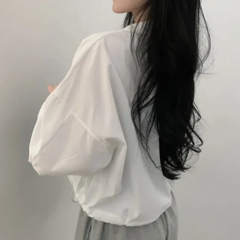 Spring Outerwear Female Casual Loose All-match Bomber Jacket Women Vintage Baseball Coat Lady Korean Fashion Zipper Short Jacket 240823