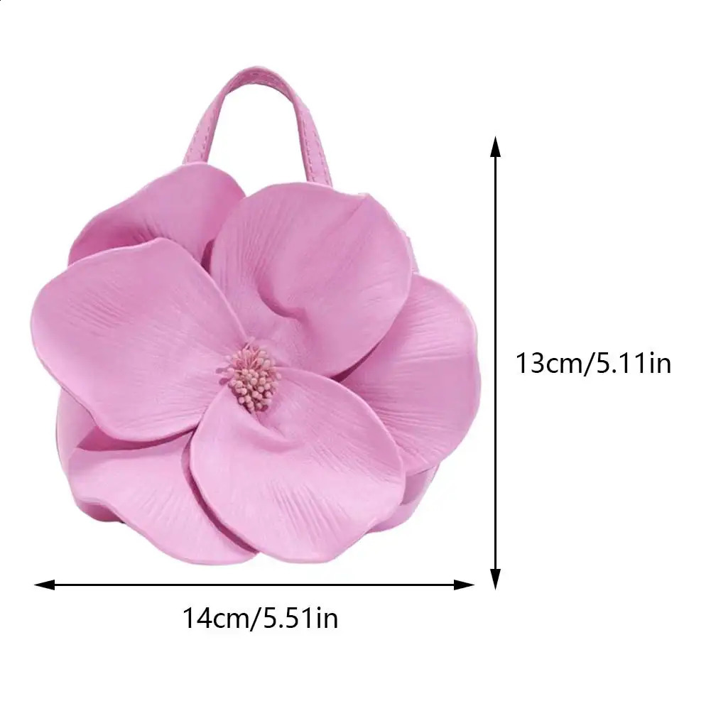 Fashion Mini Handbag For Women er Floral PU Leather Handbags Wedding Purse Small Elegant Evening Clutch Bag 240823