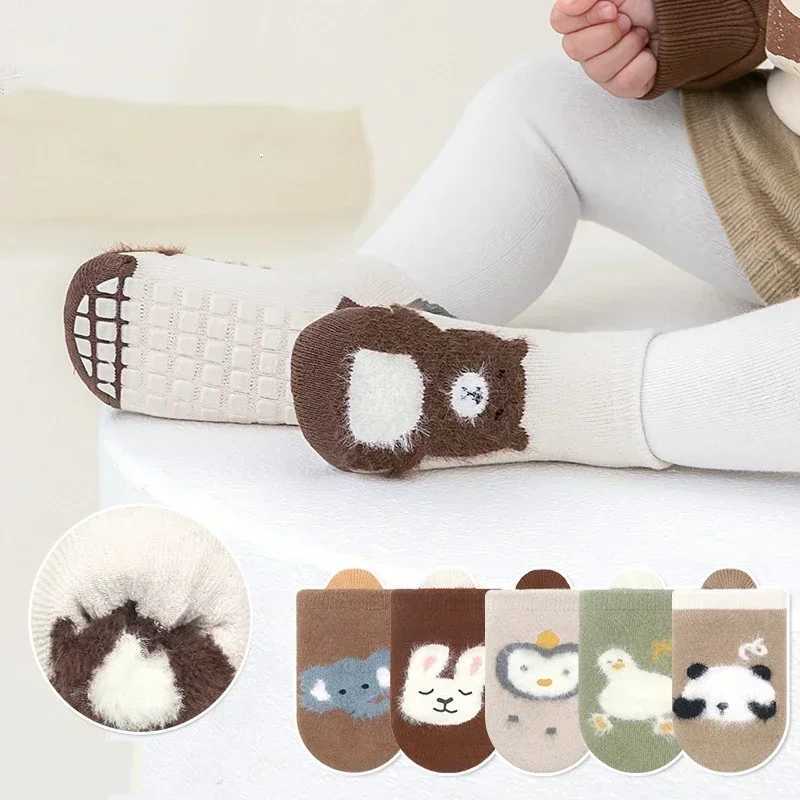 Thicken Baby Kids Thermal Socks Autumn Winter Trampoline Socks Warm Toddler Boy Girls Floor Socks Children Clothing Accessories CL24825