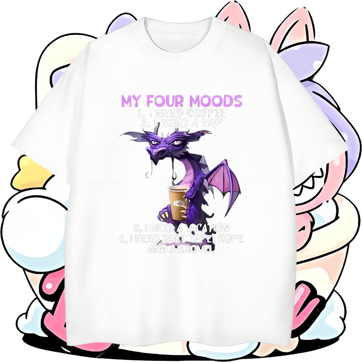 Designer Fashion Men Tees dinosaur Casual 230g 100% Cotton Wear Crew Neck Breathable Loose Man T Shirts Custom Big Size