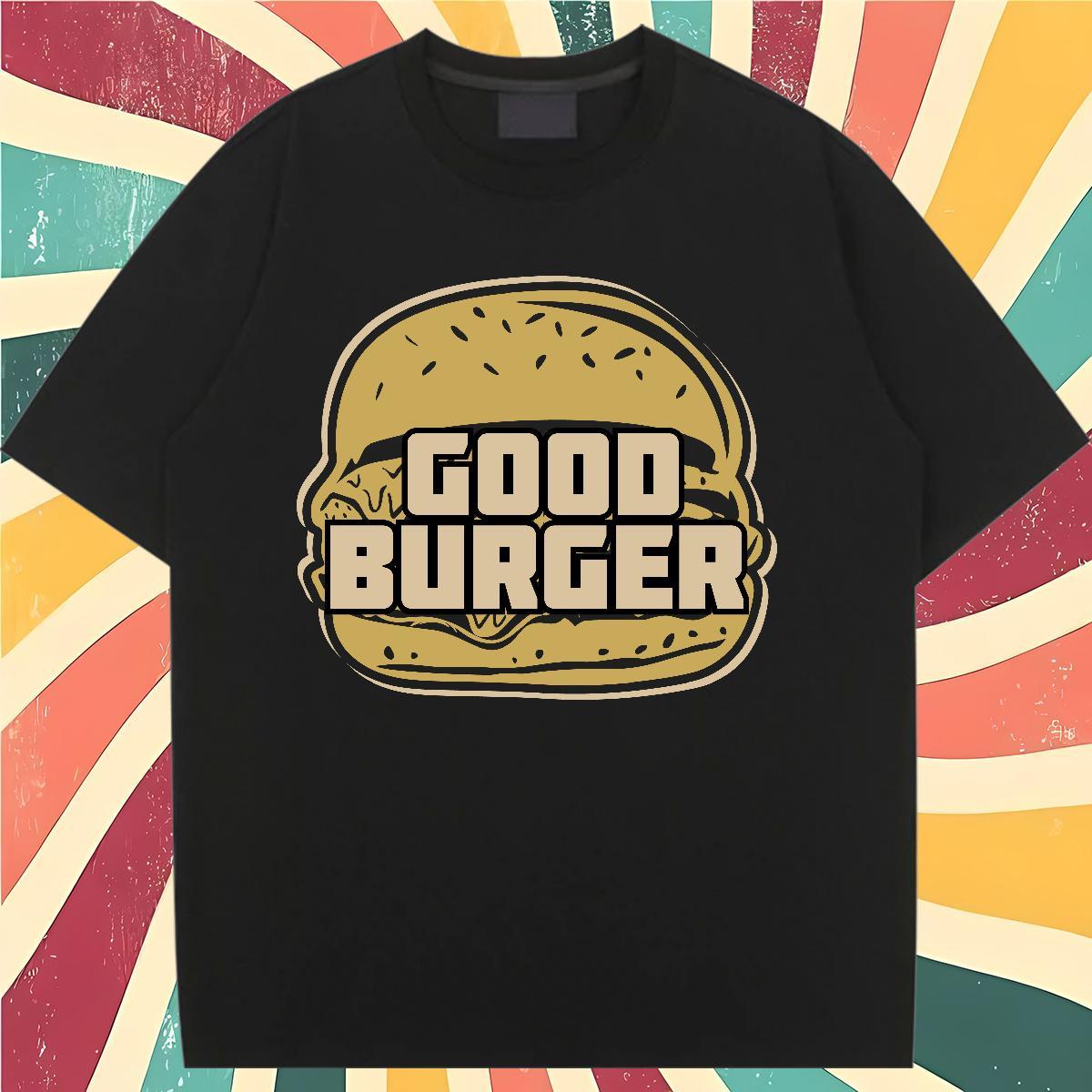 Wholesale Lady T shirt 230g Pure Cotton burger Street Casual T-Shirts Comfortable Black White Tshirts