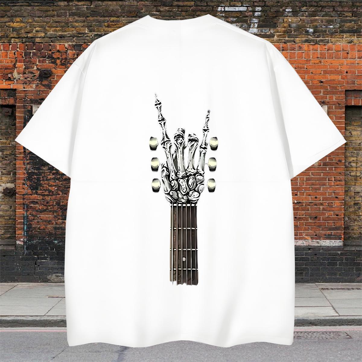 Soft Man T Shirts 230g Pure Cotton skull Daily Wear Floral Print Crew Neck Breathable Couples T Shirts Fashion Designer Tee Shirt