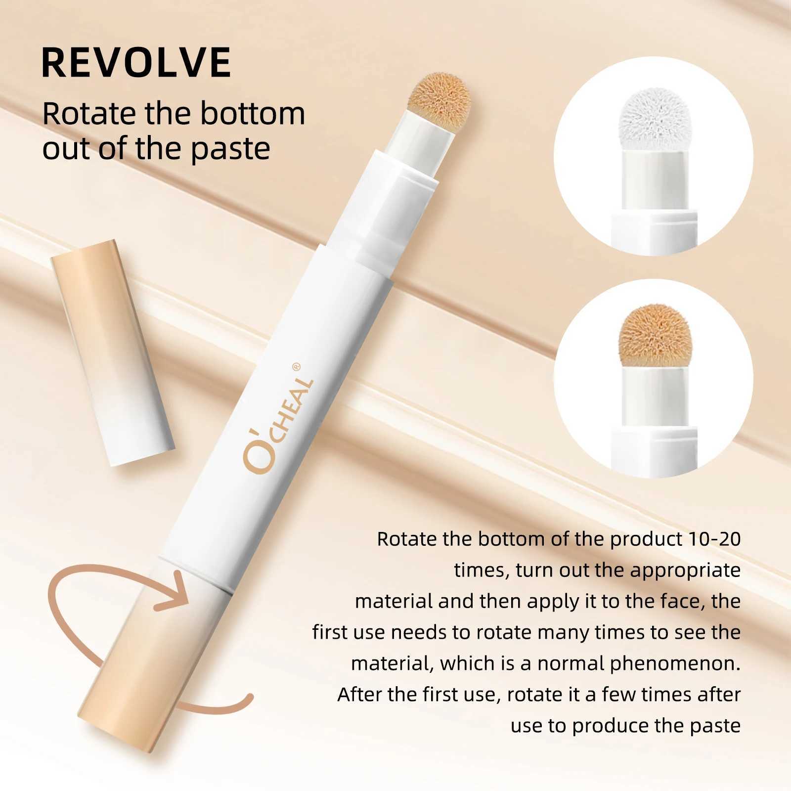 Ocheal 3 Color Face Foundation Concealer Pen Long Lasting Waterproof Corrector Contour Concealer Stick Cosmetic MakeupXJ250618