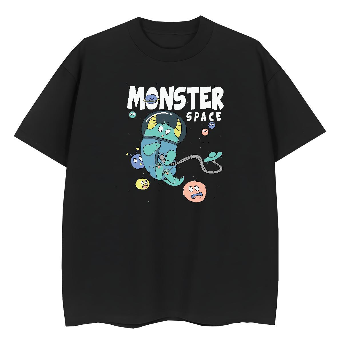 High quality Womens Tshirts 230g Pure Cotton USA Summer Casual T-Shirts for Women Crew Neck Anime Print Top Shirts