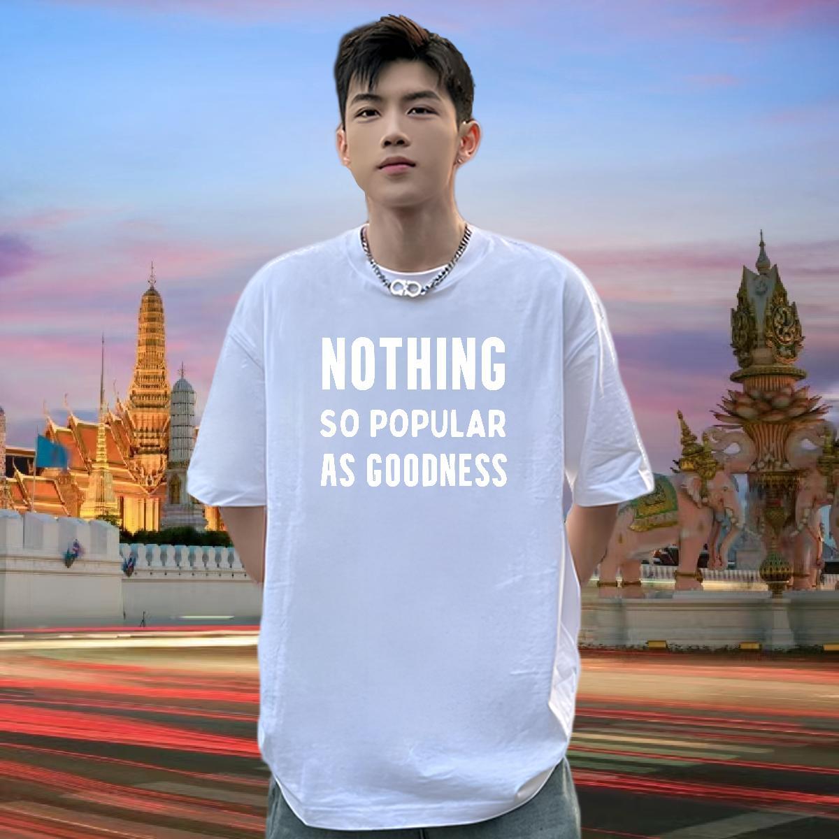Cool Design Men T Shirts 230g Cotton letter Summer Casual Customized Round Neck Short Sleeve Mens Tshirts 2024 Tops Tees
