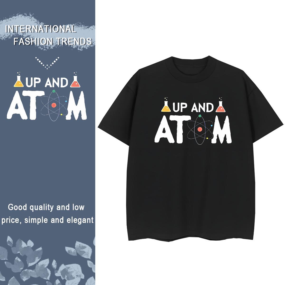 Loose Unisex Tshirts 230g Cotton letter High Street Hip Hop Women T Shirts Breathable Short Sleeve DIY Printed Tees