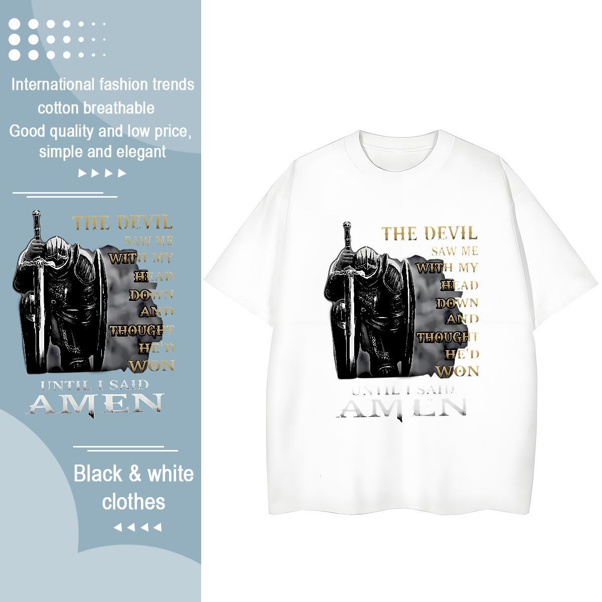 Popular Couples T Shirts 230g Cotton letter Street T Shirt For Woman Breathable Short Sleeve Cartoon Floral Printing Tees Shirts